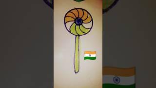 Lollipop  India flag#short#video #viral #drawing #art #trending #artist #aayravlog2