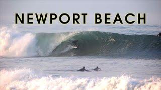 Pro's surfing INSANE waves at Newport Beach