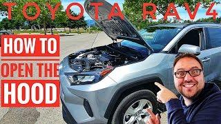 How to Open the Hood on a Toyota Rav4 2019 -2021