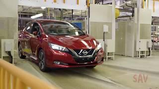 Nissan Leaf assembly and Battery Production (Sunderland, England), car factory