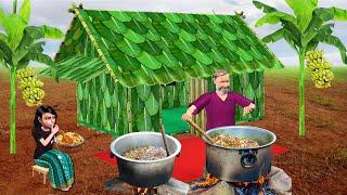 Jadui Banana Leaf House Hindi Kahaniya Moral Stories Garib Ka Magical House New Funny Comedy Video