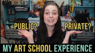 MY ART SCHOOL EXPERIENCE | PROS AND CONS - Public or Private? Art School or University?