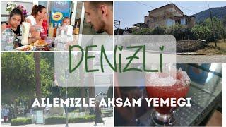 DENIZLI  / AILECE AKSAM YEMEGI /  MESHUR KARLISURUBU / #vlog27