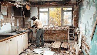 So Talented ~ This Guy Transformation A Shabby House Into A Gorgeous Home | Time Lapse In 60 Minutes