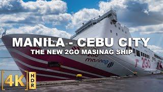 Full Ship Experience with 2GO's NEWEST Ship! 2GO MASINAG from Manila to Cebu & Bohol | Complete Tour