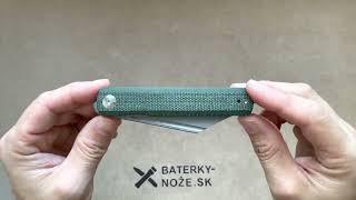 Sencut Bronte Green Micarta SA08B