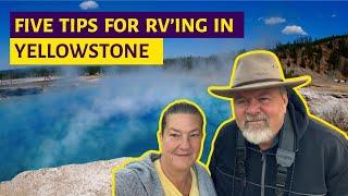 5 Easy Tips for RVing in Yellowstone | Full Time RV Living in a Brinkley Z3100