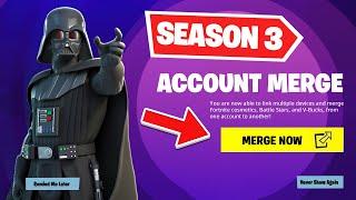 HOW TO MERGE FORTNITE ACCOUNTS! (Season 3)