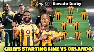 TACTICAL ANALYSIS KAIZER CHIEFS vs ORLANDO PIRATES OFFICIAL STARTING LINE UPLILEPO,CELE & MORRIS