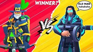 JAGER vs CYBERAGENT | Old Man vs Hacker | The Best Character in FRAG Pro Shooter