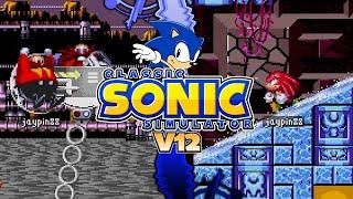 Classic Sonic Simulator (V12)  All Stages Playthrough (4K/60fps)