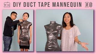 DIY Duct Tape Mannequin | Under $20 Dress Form!