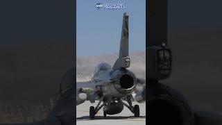 Tornado wind force behind F-16 Fighting Falcon #military #tornado #shorts