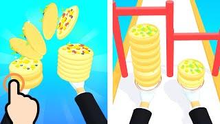 Pizza Shuffle - Couple Pizza Stack Run - All Levels iOS Android GamePlay #2