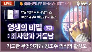 [생생LIVE영성토크] 영생의 비밀_죄사함과 거듭남_기도란 무엇인가? / 창조주 의식의 활성도 _ 신간 소개(18권) 3편_241224