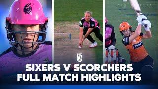 Perth Scorchers Women v Sydney Sixers Women | Full Match Highlights I 21/11/24