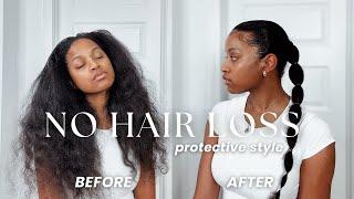 The BEST Hair Growth Method! This has quickly become my favorite “in between” protective style