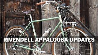 Rivendell Appaloosa Updates with Ultraromance. Dynamo, Crust Ortho Bars and rapid rise derailer.