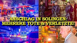 +++ MESSER-ANSCHLAG IN SOLINGEN: MEHRERE TOTE & VERLETZTE +++ GROSSEINSATZ | TÄTER AUF DER FLUCHT