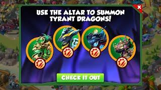 Summon Tyrant Dragons - Dragon Mania Legends