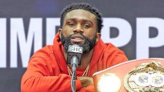 Jaron 'Boots' Ennis vs. Karen Chukhadzhian • POST FIGHT PRESS CONFERENCE | Davies v Garcia