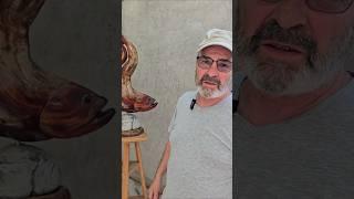 Скульптор по дереву о своей «Рыбке» в шутку #woodcarving