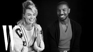 Margot Robbie and Michael B. Jordan on Being Each Other’s Movie Crushes | W Magazine