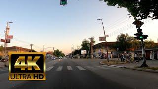 Driving in Serbia, The Longest Main Street in Europe, Temerin, Part 1, 4K