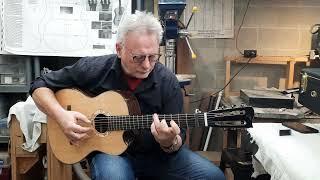 Tony McManus Goodbye Pork pie hat with Tellier Guitars nylon string