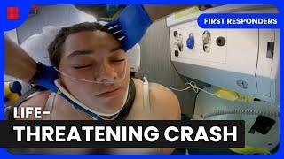 Pelvic Trauma Airlift After Highway Crash | First Responders