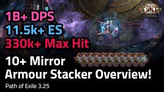 10+ Mirror Armour Stacker Overview! -  Path of Exile 3.25 Settlers of Kalguur