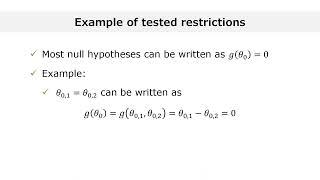 The Wald test explained in 3 minutes