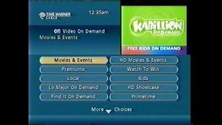 Time Warner Cable On Demand promos late 2010