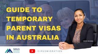 Temporary Parent Visa in Australia