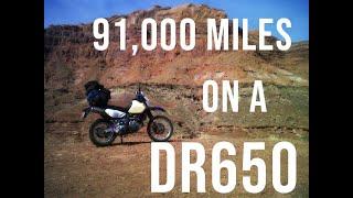 91,000 MILES ON A SUZUKI DR650!