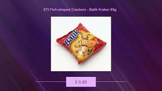 ETI Fish-shaped Crackers - Balik Kraker 85g