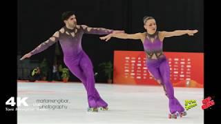 4K Elisenda Prat y Artur Balagué couples long Senior program WRG Barcelona 2019