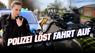 Polizei löst Fahrt auf | Mit 40 Harleys zum Thunderbike Event