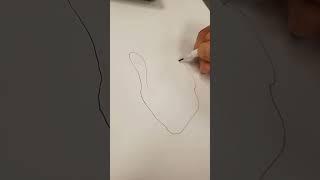 { I tried 1 line drawing }  #viral #ak #art #video #shorts #short #shortvideo