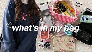 what's in my bag  *Baggu crescent bag*