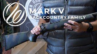 Weatherby Mark V Backcountry 2.0 Family