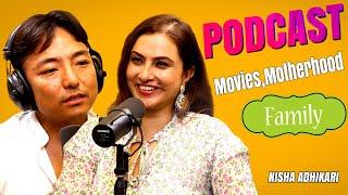 Nisha Adhikari talks about Movie Journey,Motherhood&Family! Biswa Limbu Podcast ep - 305