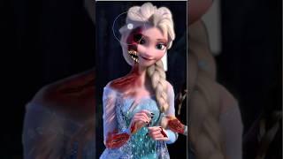 Elsa Horror transformation|| Creepy cartoon|| Scary Elsa Aswang