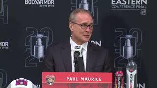 Paul Maurice says that Igor Shesterkin was "brilliant" in this series