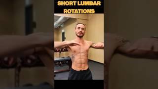 ️ Spinal Mobility P1 Lumbar Rotations #Mobility #spinalmobility #lumbarmobility #backpainrelief