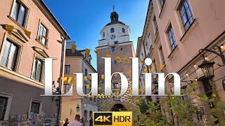 City Walk: Magical Lublin Old Town ‍️‍️ HDR 4K  60 FPS