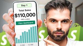 $0-$110,000 in 1 Day Dropshipping WITHOUT Paid Ads (Step By Step)