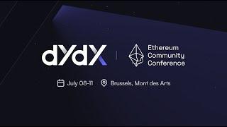 dYdX Foundation at EthCC Brussels 2024