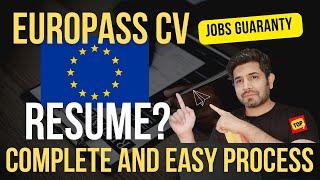 Europass CV online | How to create a Europass CV | Europass CV kaise banaye | CV format for jobs