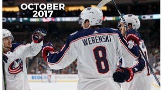 All Overtime Goals in the NHL 2017-18 season during October 2017